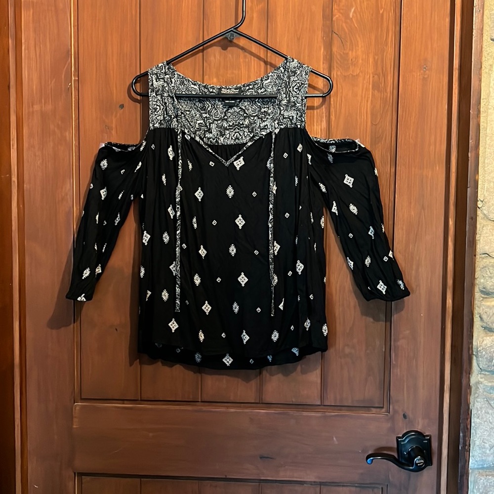Lucky Brand Bare Shoulder Top